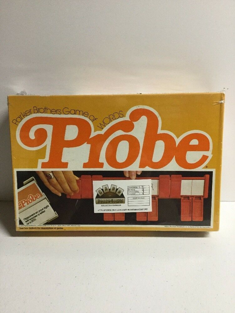Probe Board Game 1976 Fonts In Use